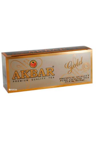 Akbar Gold Premium černý čaj 25 x 2 g