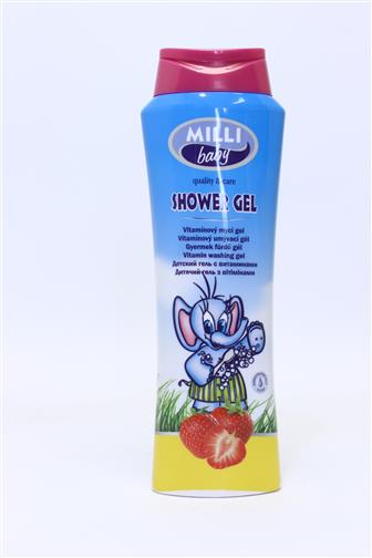 Milli Baby vitaminový sprchový gel jahoda 250 ml