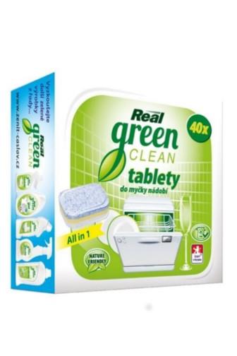 Real Green tablety do myčky 40 ks