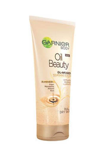 Garnier Body Oil Beauty tělový peeling 200 ml