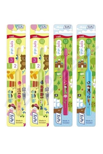 TePe Kids Mini extra soft 0 - 3 let dětský zubní kartáček