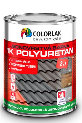 Colorlak Polyuretan 1K U2210 7016 tmavá šedá 0,6 l