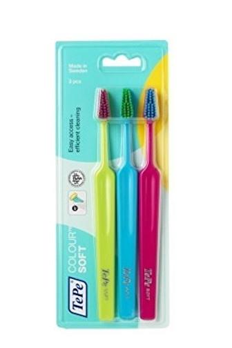 TePe Colour soft zubní kartáček 3ks
