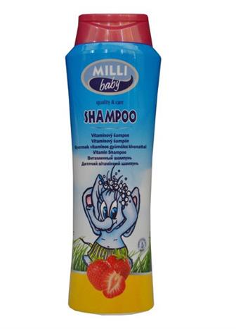 Milli Baby šampon vitaminový s vůní jahod 250 ml