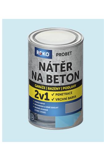 Roko Probet nátěr na beton 2v1 RAL7046 šedý 1 kg