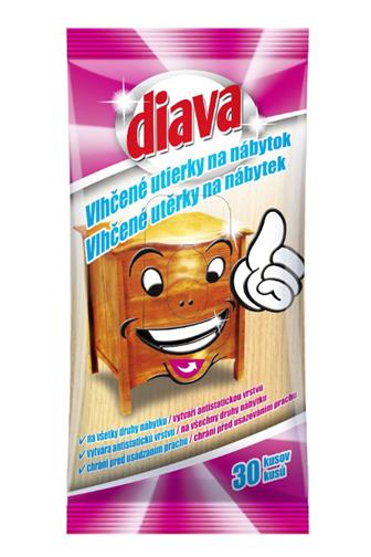 Diava ubrousky na nábytek 30 ks