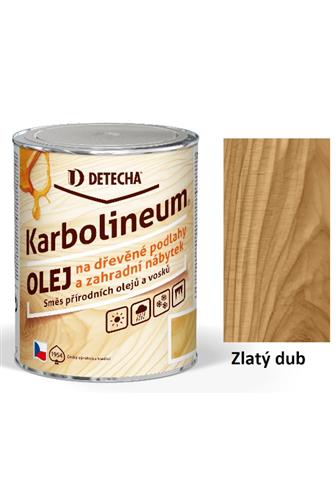 Detecha Karbolineum olej na dřevěné podlahy a nábytek zlatý dub 0,6 kg