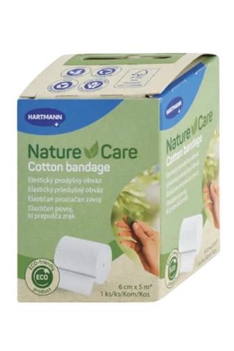 Nature Care ECO Cotton elastický obvaz 6 cm x 5 m