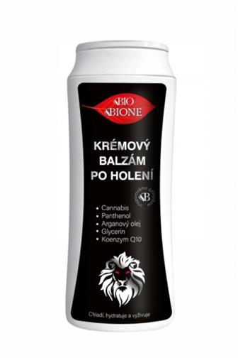 Bione Cosmetics krémový balzám po holení black 200 ml