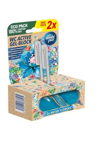 
Ambi Pur WC Active gel-blok vodní květy 2 x 45 g 