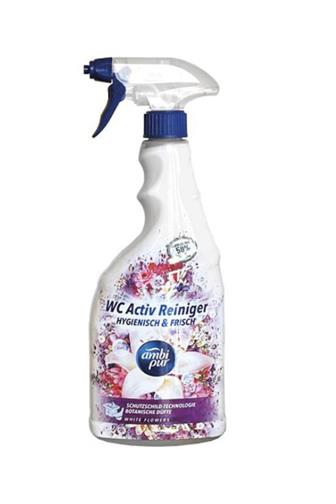 Ambi pur WC Activ Reiniger bílé květy sprej 750 ml