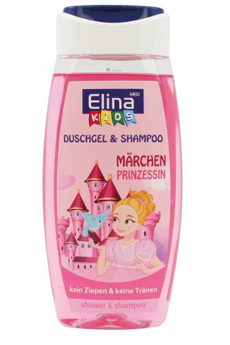 Elina dětský sprch.gel + šampon 2v1 Princezna 250 ml