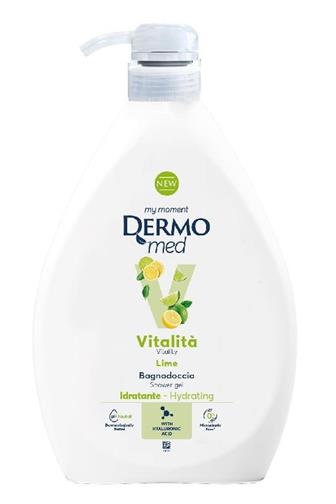 Dermomed sprchový gel Vitalita Lime dávkovač 1000 ml