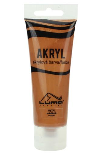 Akrylová barva Luma měděná 75 ml