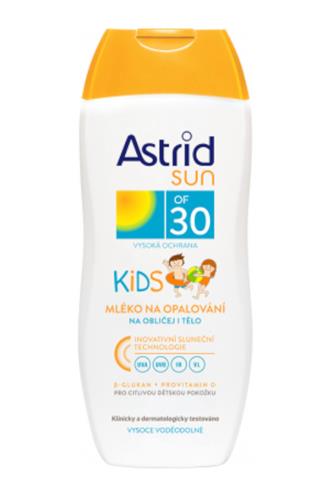 Astrid Sun Kids mléko na opalování OF30 200 ml